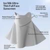 Face Guard Breathable Ice Silk Cooling Full Face Neck Cover Sun Protection Face Shield Outdoor Activities Summer Face Guard