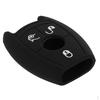 Silicone Key Fob 3 Button Case Cover Skin for C200 Black