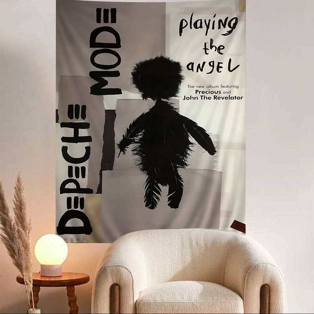 

Band DDEPECHE MMODE Cool Colorful Tapestry Wall Hanging Bohemian Wall Tapestries Mandala Wall Hanging Sheets 74x94cm(29x37in)
