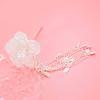 Ethnic Style Thai Metal Flower Hair Fork Silver Rose Hair Sticks  The Water-Sprinkling Festival