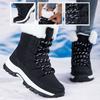 Fashion New Women Cotton Shoes Waterproof and Cold Proof Keep Warm Long Boots for Women Outdoor with Thick Velvet and Warmth Snow Boots