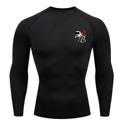 Men Summer Athletic Compression T-Shirt Breathable Quick-Dry High-Elasticity Short Sleeve Tee Bold Kirishima Eijirou Graphic Gym