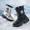 Winter Women's Long Tube Thick Snow Boots Keep Warm and Have A Thick Sole That Is Non Slip and Can Withstand -30 ° C