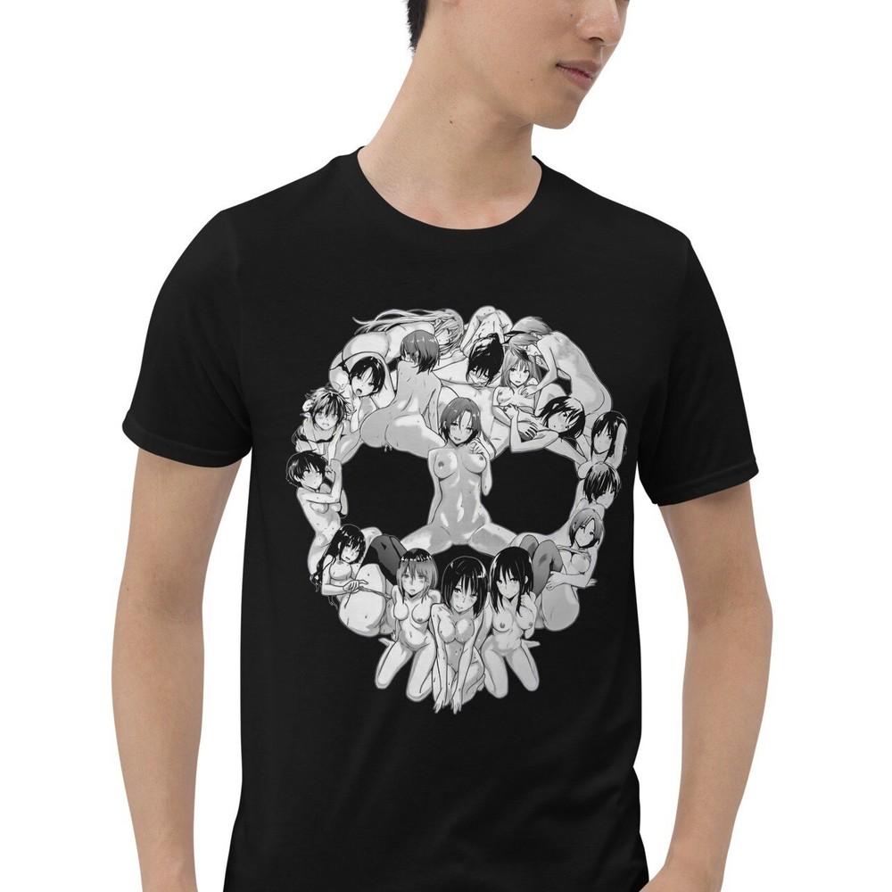 

Anime Girls Hentai Skull Gothic Kawaii Harajuku Short-Sleeve Unisex T-Shirt 3XL