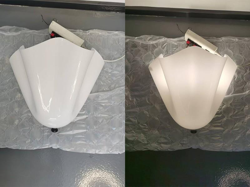 American Retro Vintage Skirt Series Glass Wall Lamp with Colored Berry and French Shell Design for Living Room or Bedside