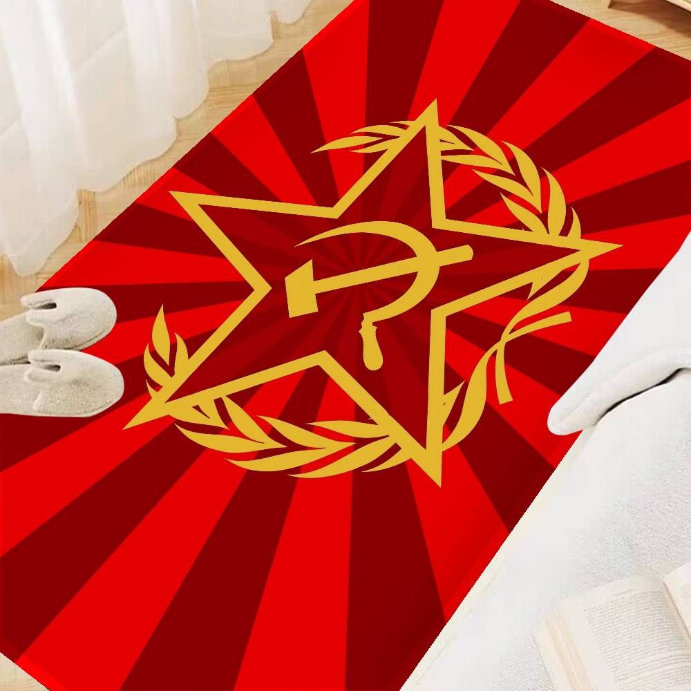 CCCP USSR Soviet  Entrance Door Mat Nordic Style Home Doormat Bathroom-Toilet Mats Bedroom Hotel Decor Mat