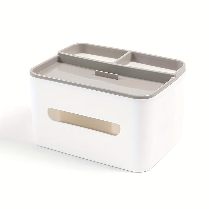 Multi functional tissue box, remote control bracket, desktop organizer, minimalist living room coffee table storage box