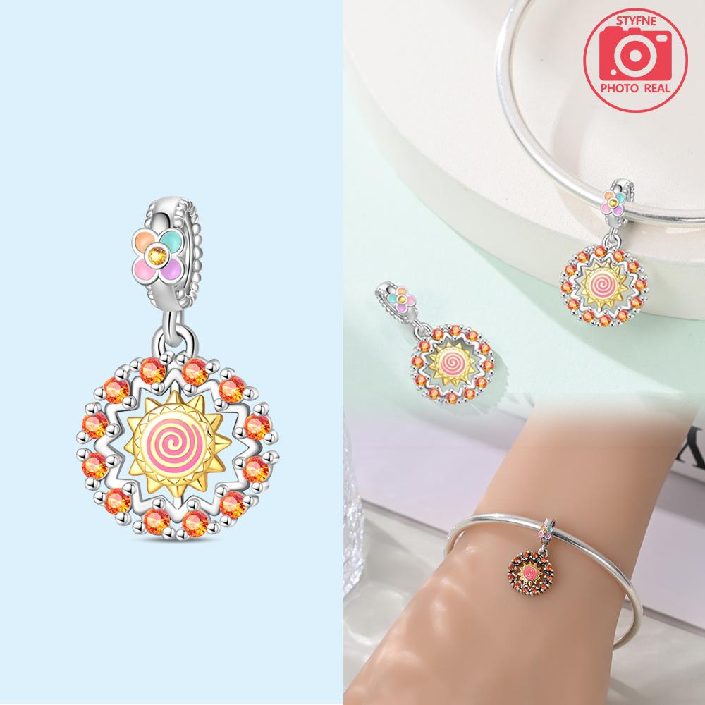 

Copper Metal Colors Mr Island Pendant Bead Component Compatible With Bracelet High Quality Fine Jewelry Sparkling Charm Bead Components Copper Metal