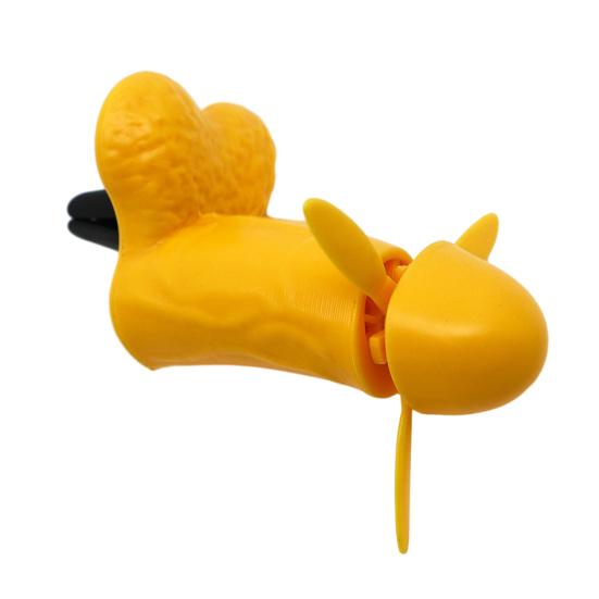 Funny Car Air Freshener Vent Clip, Novelty Aromatherapy Diffuser, Rotating Propeller Automotive Air Outlet Fan for Car Interior Accessories, Gag