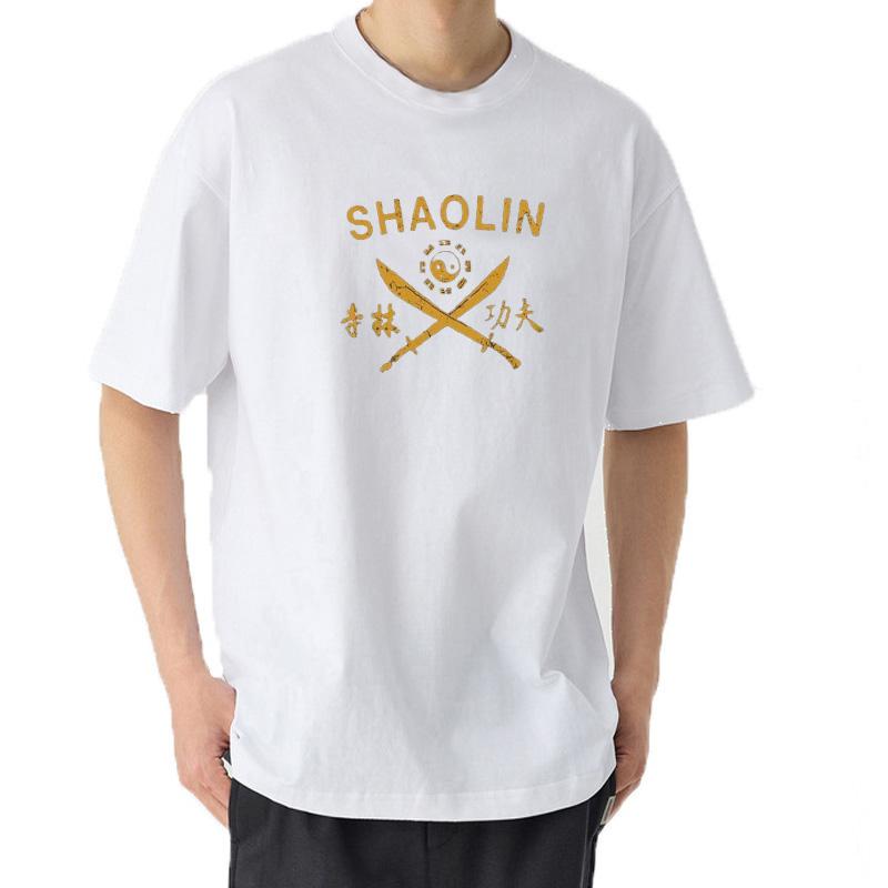Camiseta de Entrenamiento de Espada Kung Fu del Templo Shaolín