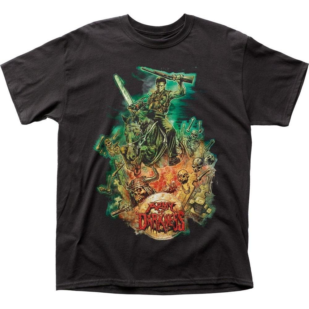 Army Of Darkness Graham Humphreys Mens T Shirt Classic Pop Movie Tee New Black Unisex T-Shirt L