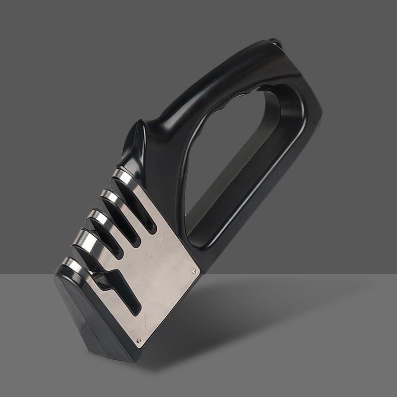 

Многофункциональная четырехступенчатая алмазная точилка для ножей - Бытовой кухонный точильный камень