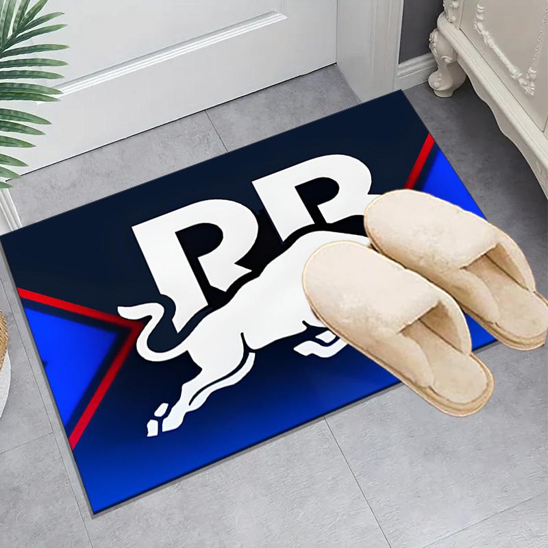 Racing Bulls Rug Area rug for Livingroom, Bedroom, Palyroom, Chair Rug, Office Rug, Floor mat, Large Size Fan Christmas Birthday gift