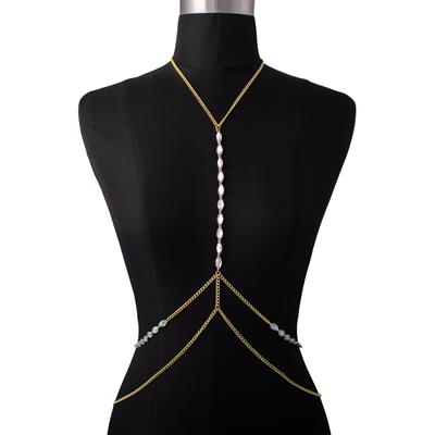 Summer Body Chain Harness Acrylic Waist Belly Chain For Women Sexy Accessories  New Body Jewelry Decoration
