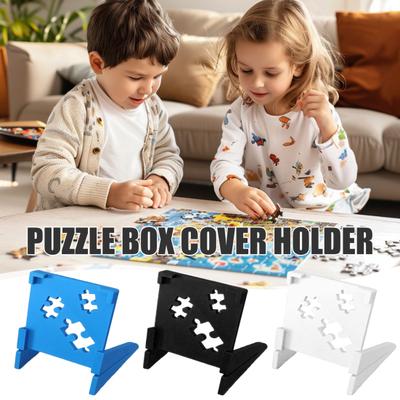 Stojan na krabičku s hlavolamem Vše v jednom Držák víka krabičky s puzzle Odnímatelný držák plakátu s puzzle Příslušenství Dárek pro dospělé