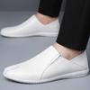 Mode Herren Slipper Bequeme Flache Freizeitschuhe Atmungsaktive Slip-On Weiches Leder Fahrschuhe Mokassins Hombre Herrenschuhe