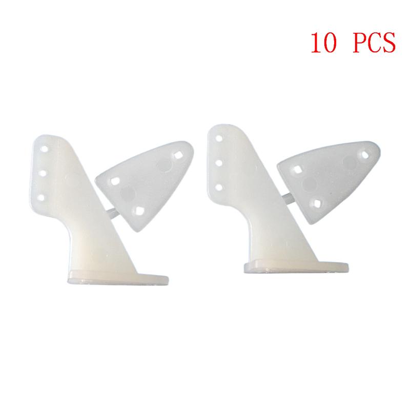 10Pcs Electric Planes Foam Model Accessories Nylon Pin Horn/ Zip Horns Without Screws 3 Hole/4 Hole RC Airplanes Parts