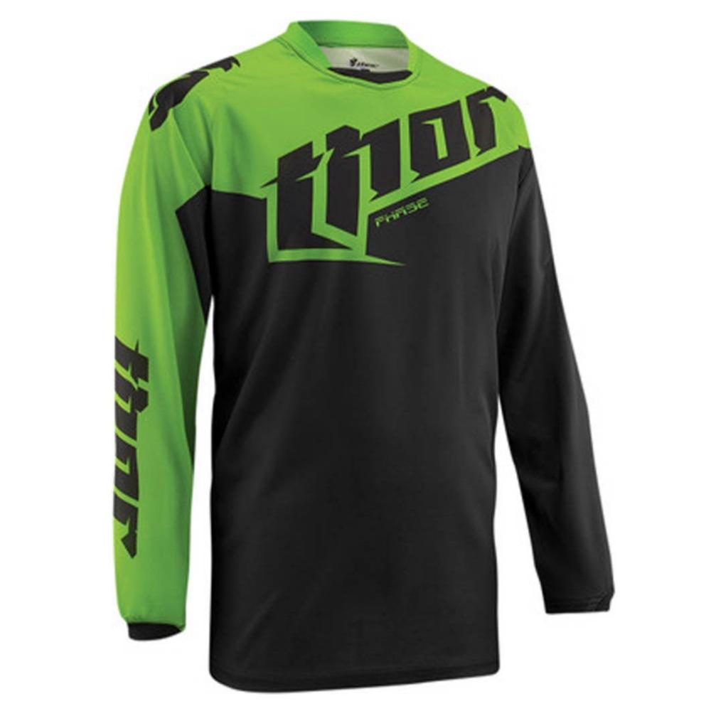 Heißer Verkauf Neuer Thor Team Schnelltrocknendes Atmungsaktives Downhill-Anzug Sommer Mountainbike Langarm-T-Shirt Motorradanzug