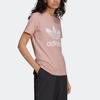 adidas Originals ADICOLOR CLASSICS TREFOIL SS22 Set In Sleeve T Shirt Women's Pink HJ9603
