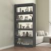 Day and Night - Day and Night Gray Pine Wood Shelf/space Divider 80x30x167.4 Cm