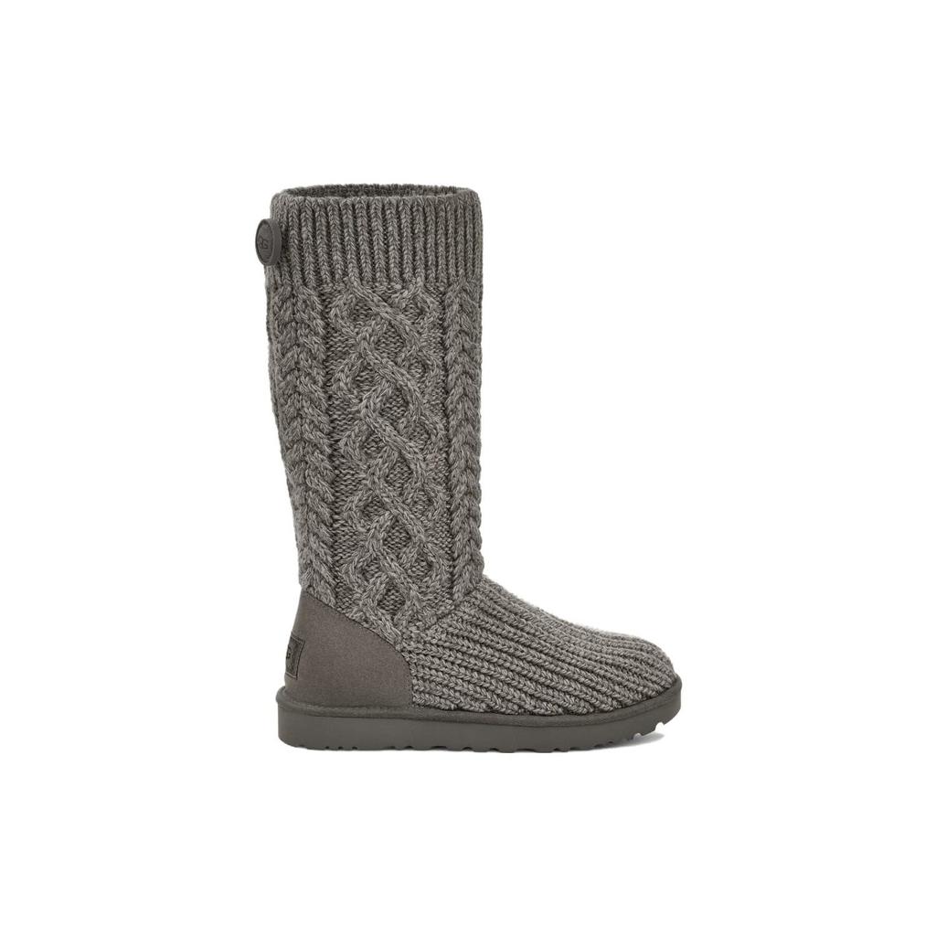UGG Classic Cardi Cabled Knit Boot Grey (Womens) Women Sneakers 1146010-GREY