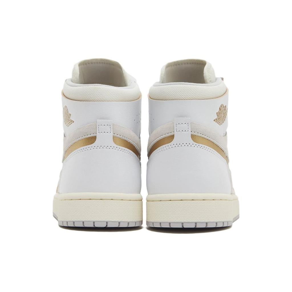 Air Jordan 1 Zoom CMFT 2 'White Metallic Gold Grey' Men's DV1307-107