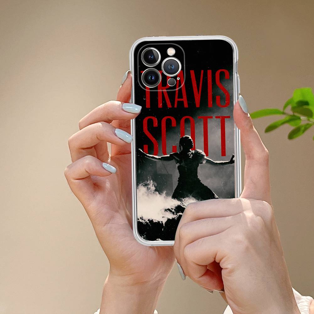 T-Travis S-ScottS Singer For IPhone 17 16 15 14 13 12 11 Pro Max Plus Phone Case High End Silicone