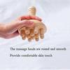 Wooden physiotherapy mushroom massage tool, wooden mushroom massager, cellulite lymphatic detoxification physiotherapy massage cup body shaping tool