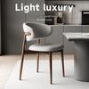 Italian Solid Wood Dining Chair with Backrest for Home, Dining Room, or Restaurant Use