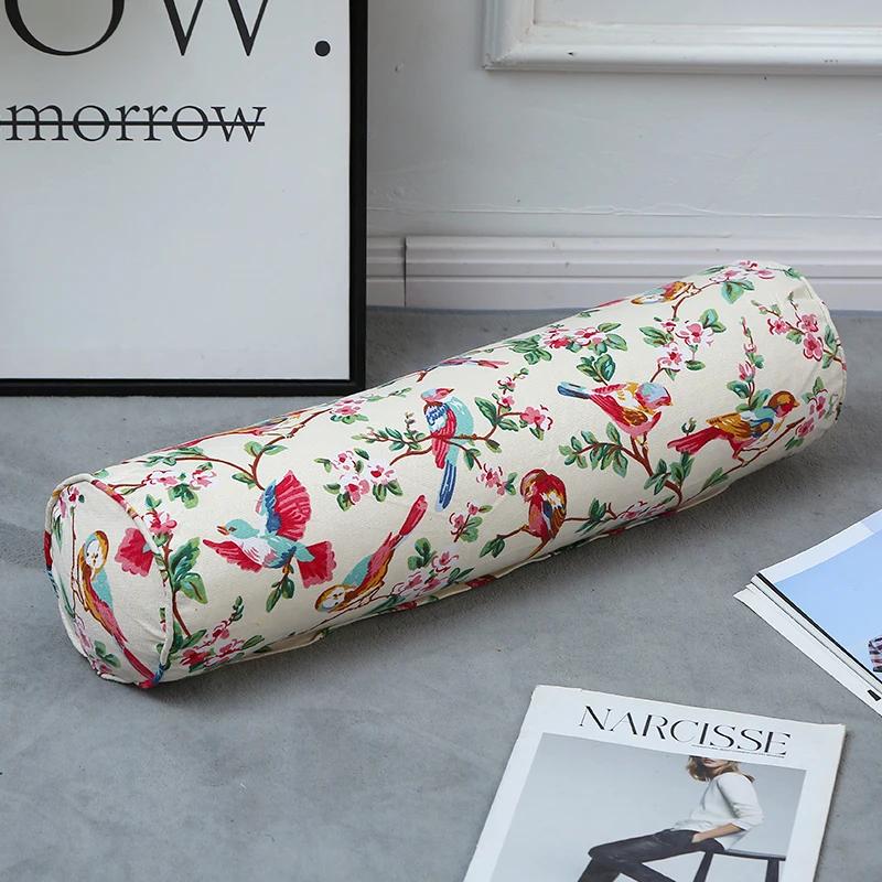 Pure Cotton Long Pillow Large Cylindrical Printing Removable and Washable To Sleep with You Clamp Leg Pillow Bed Cushion Gift