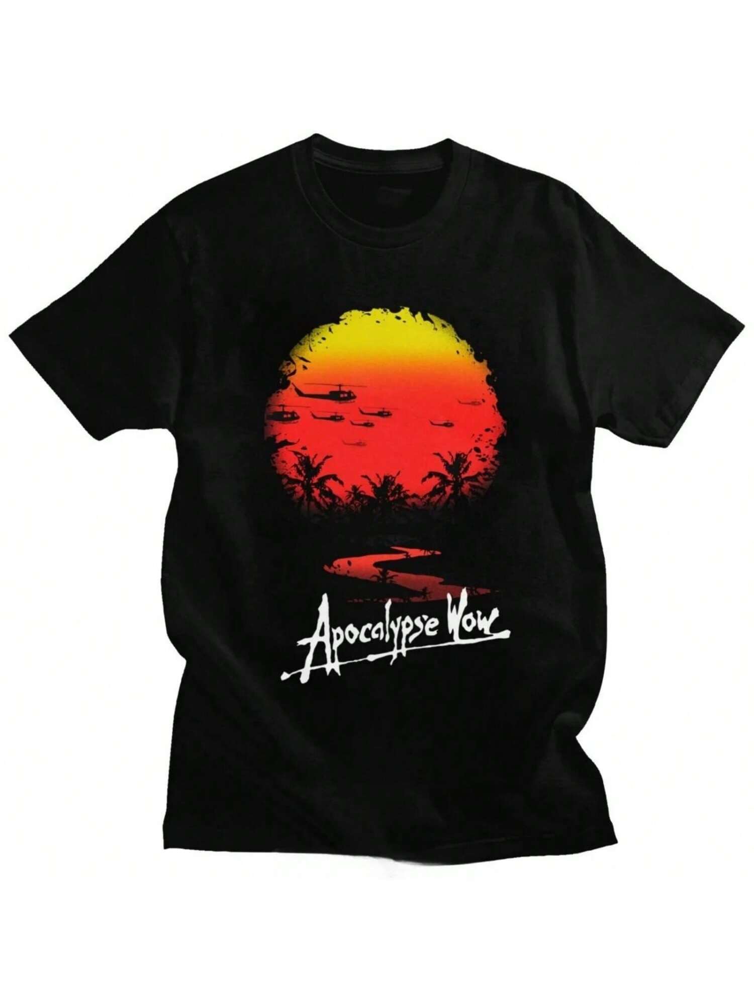 Apocalypse Now T-Shirt Soft Short-Sleeved T-Shirt Movie Round Neck T-Shirt Graphic T Shirts Women Clothing Aesthetic Y2k Clothes S разноцветный