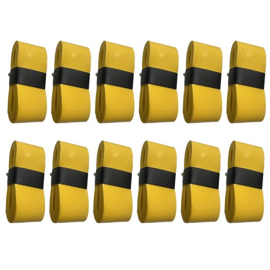 12ks Pickleball Grip Tapes Samolepící protiskluzové Superabsorpční Živé barvy Univerzální tenisové rakety Grip Tape Overgrip