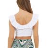 BRAVE SOUL Womens/Ladies Frill Cropped Vest Top