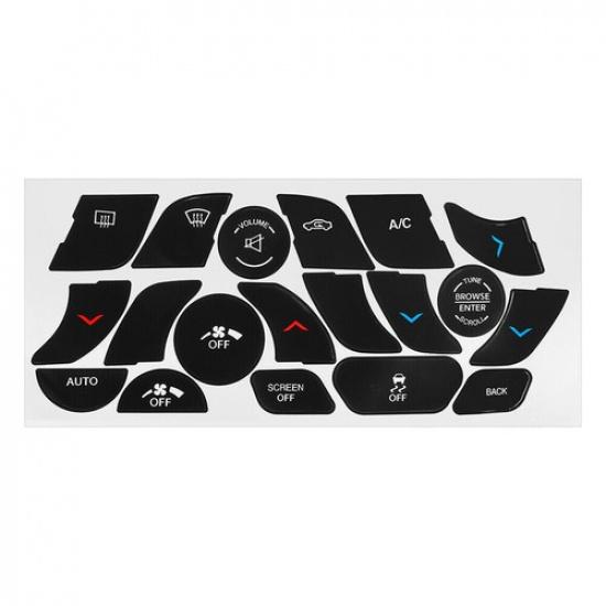 For Chrysler 200 & 300 2014 - 2017 Replacement Climate Control Button Stickers