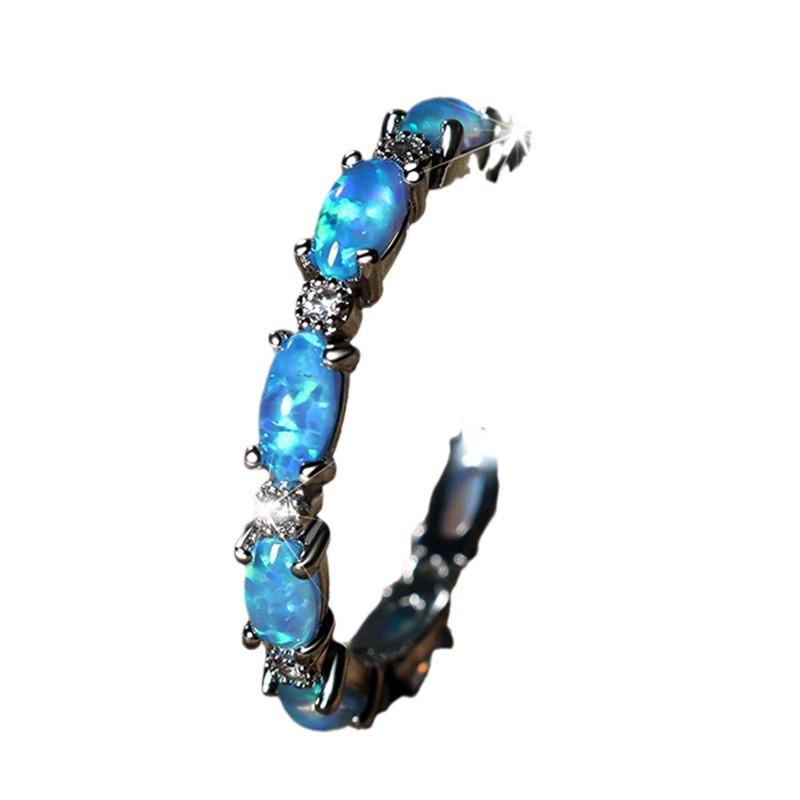 European & American Full Circle Opal Women's Ring, Bestseller