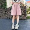 Brief Style Kids Summer Shorts for Teen Girls Casual Vacation Beach Shorts Child Loose Fit Bottoms