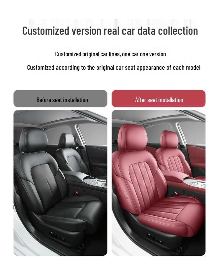 Nissan Teana All-Season Fully Enclosed Seat Covers, Fits 26 Models - Hongmeng Cockpit Interior Cushions