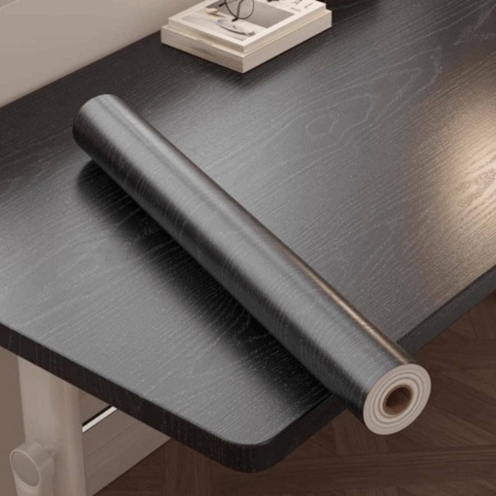 Waterproof Wall Stickers Self Adhesive Wood Grain Stickers Wood Wallpaper Furniture Renovation C