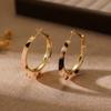 2025 New Leopard Print Hoop Earrings: Exaggerated, Unique, Retro High-End Design for a Stylish and Slimming Look