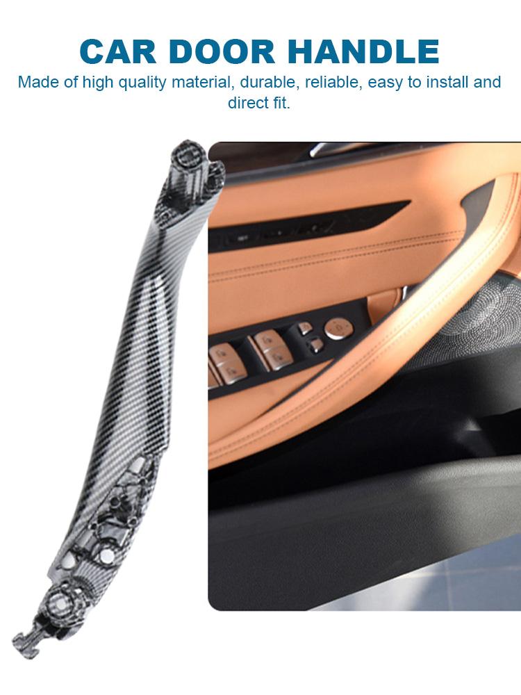 Car Door Handle Inside Panel Trim Left Right Car Interior Door Handle 51417438523 Interior Doorknob for BMW 5 Series G30 G31 G38