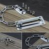 Solid Vintage Door And Window Hook Black Stainless Steel Cabinet Door And Window Buckle Household Simple Door And Window Hook
