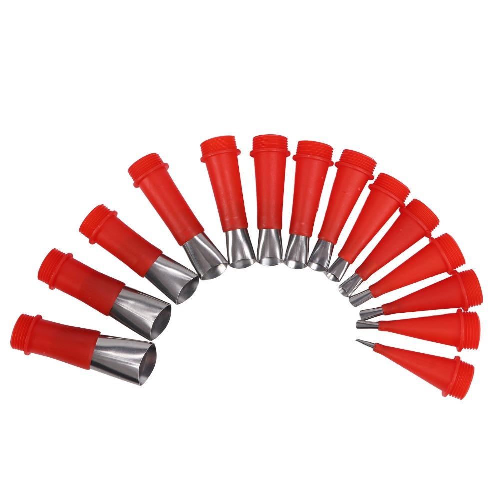 20PCS Reusable Caulking Nozzle Tips Stainless Steel Caulking Tool Kit  for Bathroom Kitchen Doors