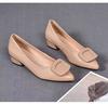 Versatile Soft Leather Single Shoes Women's Autumn New Medium Women's Shoes Flat Shoes Soft Soles Are Not Tired Women's Shoes