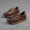 Fashion GKTINOO 2025 Autumn New Retro Round Toe Genuine Leather Sneakers Women's Shoes Casual Platform Soft Soled Casual Flat Shoes