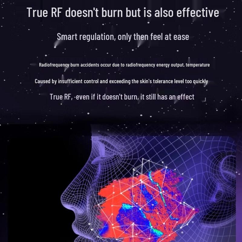 Anlan Crystal Diamond RF Facial and Eye Beauty Device