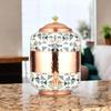 Copper Water Dispenser, Decorative Damask Pattern, Leak-Proof Tap, Heavy Weight (Blue, 18 Litres)