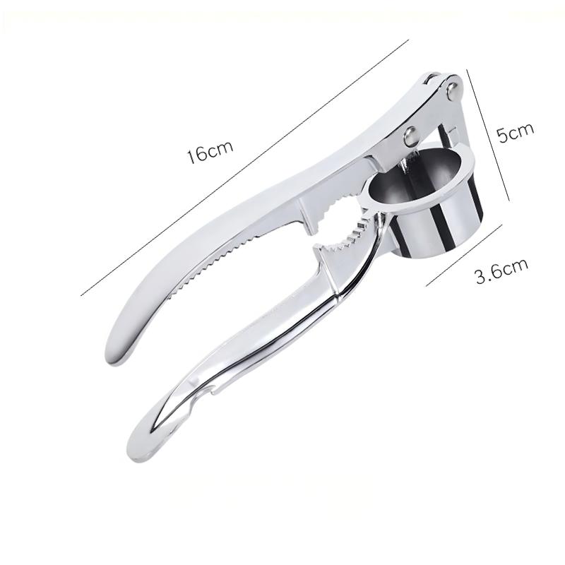 New Garlic Press, Premium Rust Proof Kitchen Garlic Mincer Crusher Squeezer With Ergonomic Handle, Ginger Crusher With Good Grip