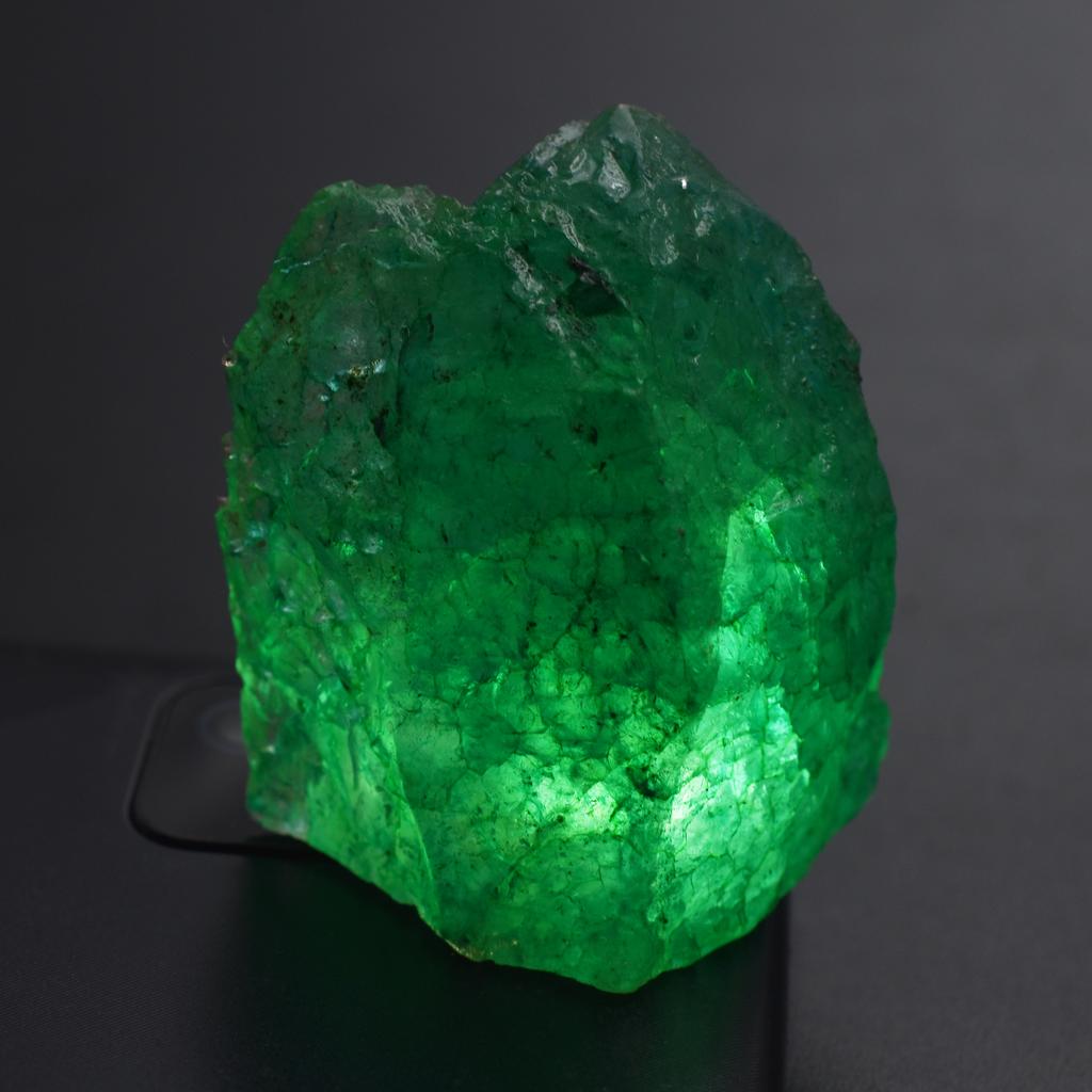 272.05 Ct Earth Mined Natural Emerald Huge Rough CERTIFIED Green Loose Gemstone am00-25-Sa