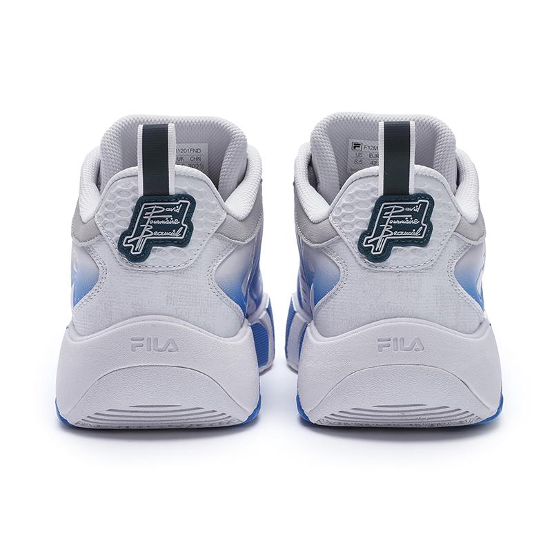 New FILA Wear Resistant Low Top Skateboard Shoes Men's Rain Mist Gray/Dove Gray F12M431201FND