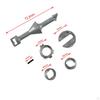 Door Lock Cylinder Barrel Repair Kit Silver front Left Right 1217161429 for BMW
